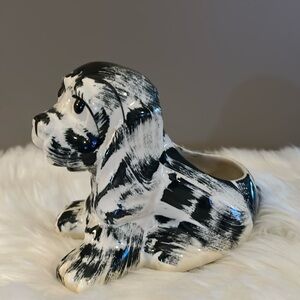 Vintage Cocker Spaniel Puppy Planter